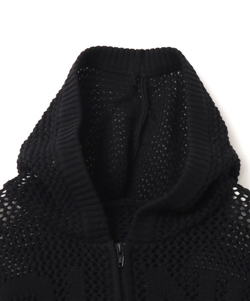 ニット セーター atmos pink Pointelle Knit Zip-up Hoodie / アトモス ピンク ポワンテル ニット ジップアップ フーディ レディース | atmos girls | 16