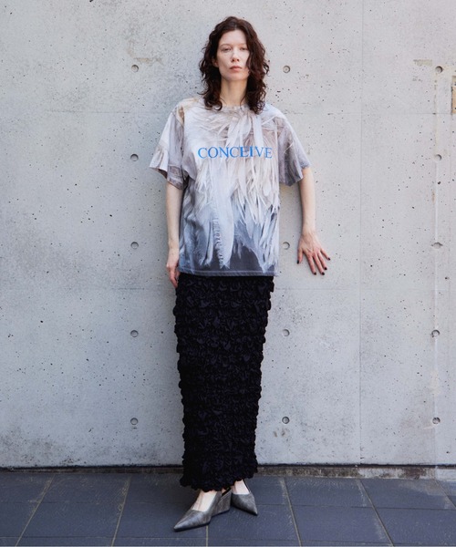 tシャツ 「2026Summer PRE-ORDER」Shirring Skirt/シャーリングスカート レディースの画像