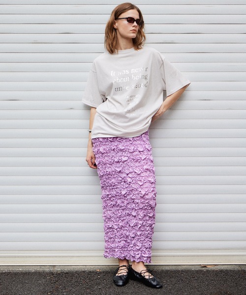 tシャツ 「2026Summer PRE-ORDER」Shirring Skirt/シャーリングスカート レディースの画像