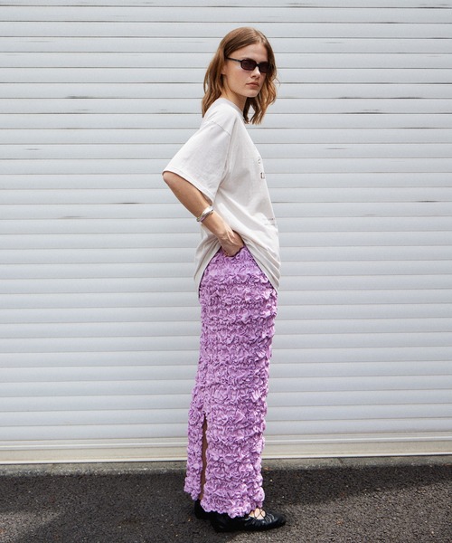 tシャツ 「2026Summer PRE-ORDER」Shirring Skirt/シャーリングスカート レディースの画像