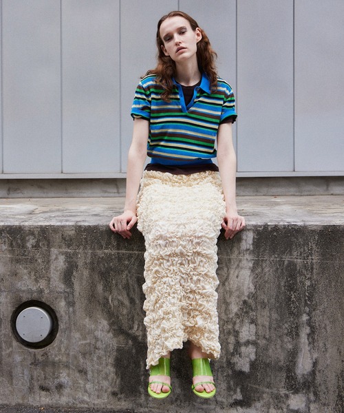tシャツ 「2026Summer PRE-ORDER」Shirring Skirt/シャーリングスカート レディースの画像