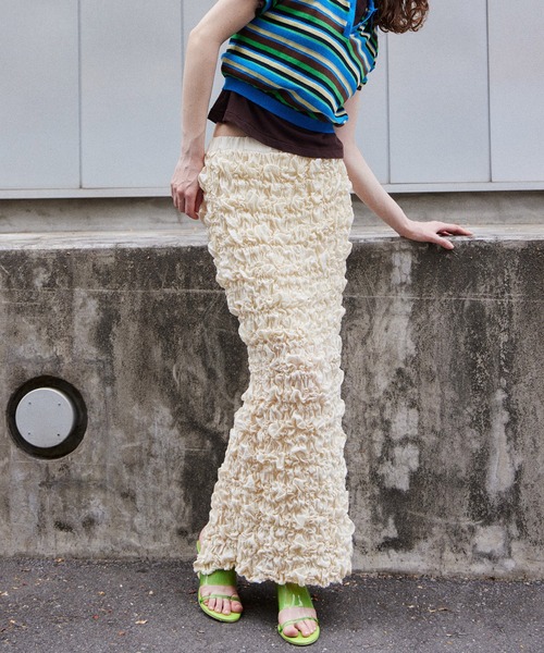 tシャツ 「2026Summer PRE-ORDER」Shirring Skirt/シャーリングスカート レディースの画像