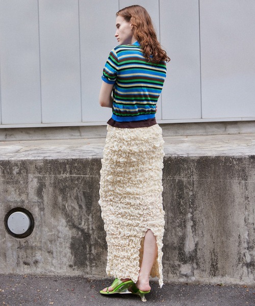 tシャツ 「2026Summer PRE-ORDER」Shirring Skirt/シャーリングスカート レディースの画像
