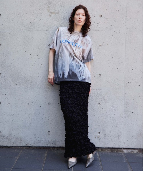 tシャツ 「2026Summer PRE-ORDER」Shirring Skirt/シャーリングスカート レディースの画像