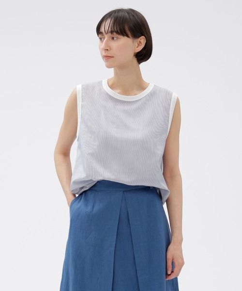 MARGARET HOWELL（マーガレットハウエル） ブラウス シャツ WASHABLE 