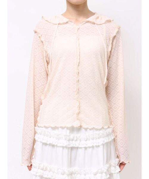 merry jenny（メリージェニー） tシャツ フードレーストップス