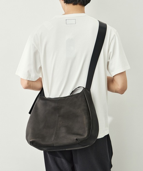 ショルダーバッグ 「CITY TOKYO/シティートーキョー」Himeji leather ショルダーバッグ メンズの画像
