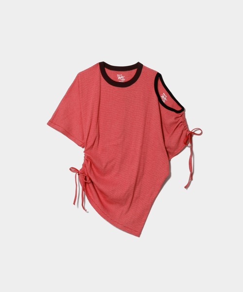 tシャツ Miller double-neck multi color T-shirt レディース メンズの画像