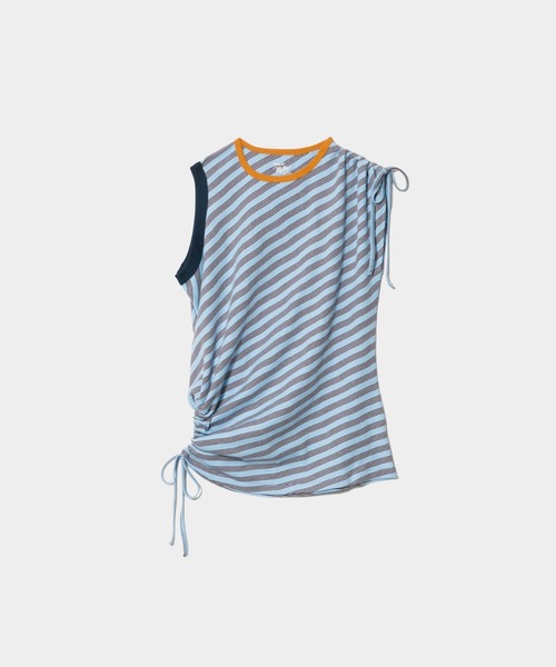 tシャツ Miller double-neck multi color T-shirt レディース メンズの画像