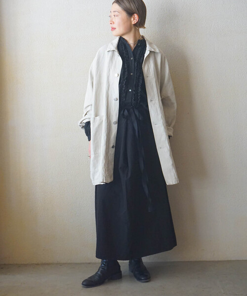 「JOURNAL STANDARD LUXE」 長袖ブラウス FREE ブラック レディース_画像6