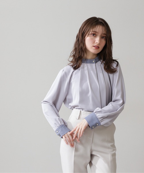 「N.(N. Natural Beauty Basic)」 長袖ブラウス MEDIUM ホワイト系その他 レディース_画像8
