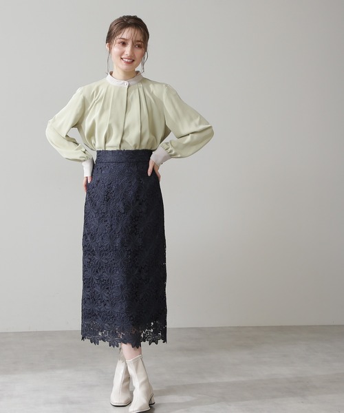 「N.(N. Natural Beauty Basic)」 長袖ブラウス MEDIUM ホワイト系その他 レディース_画像9