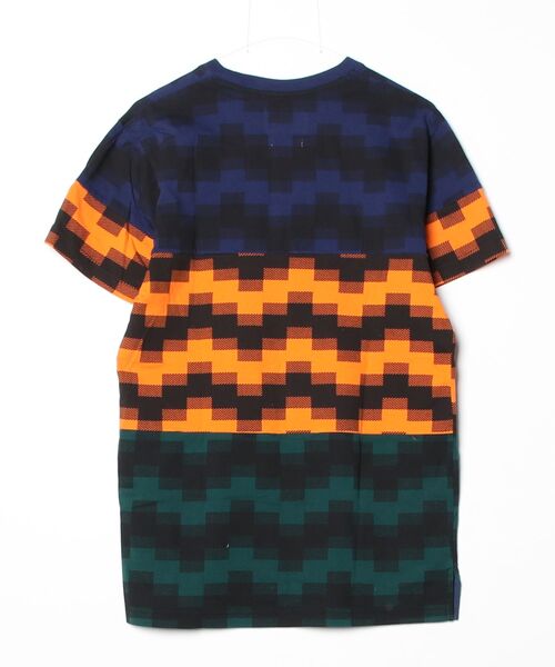 「BILLIONAIRE BOYS CLUB」 ボーダー柄半袖Tシャツ S オレンジ メンズ_画像2