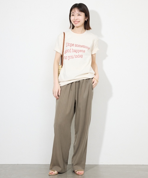 新品タグ付き　スローブイエナ　IENA製品染　イージーパンツ　36 完売品 SLOBE IENA（スローブイエナ） イージーパンツ 36 ネイビー レディース