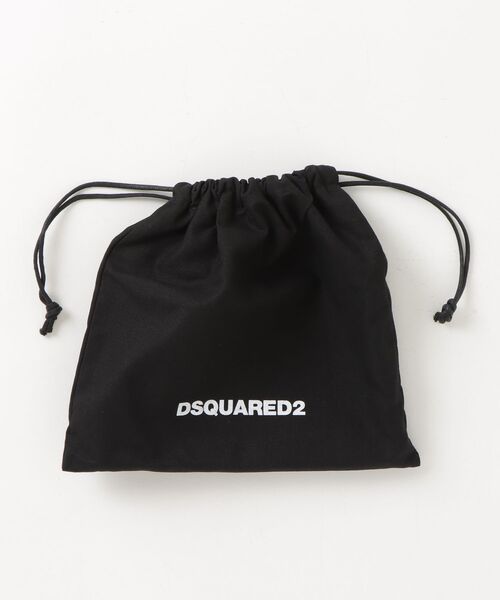 DSQUARED2 財布 黒 DSQUARED2（ディースクエアード） 二つ折り 二つ折り財布 財布 入学式