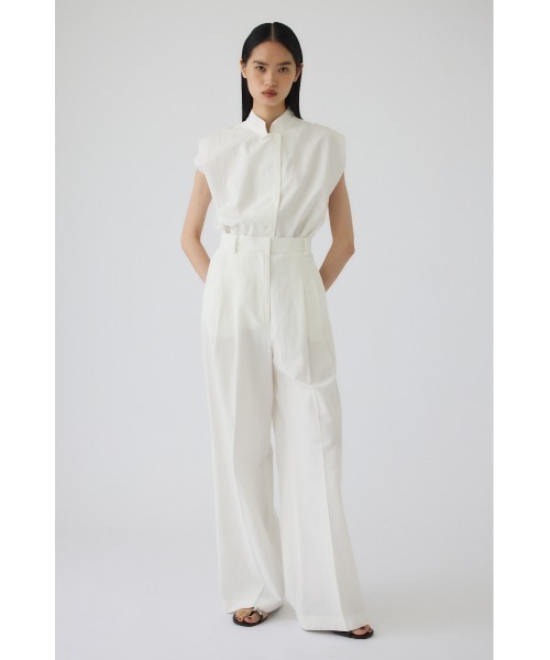 RIM.ARK スラックス パンツ Linen mix slacks(リネンミックス