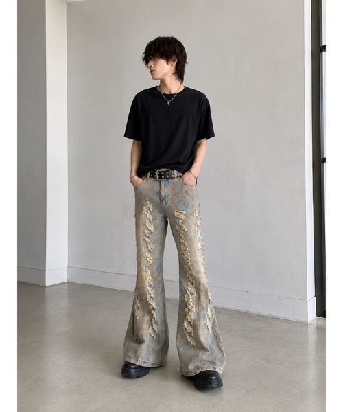CERCA ジーンズ 「Bls」 「ZM」「Bling Leads」ダメージ加工