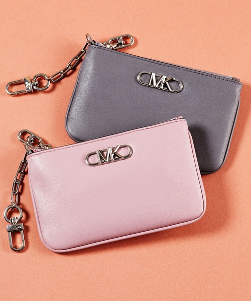 MICHAEL KORS ケース カードケース ピンク MICHAEL KORS（マイケルコース） カードケース FREE ピンク レディース