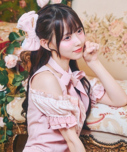 ReAmour ヘアクリップ ツイードレースリボンクリップ : ZOZOTOWN Yahoo