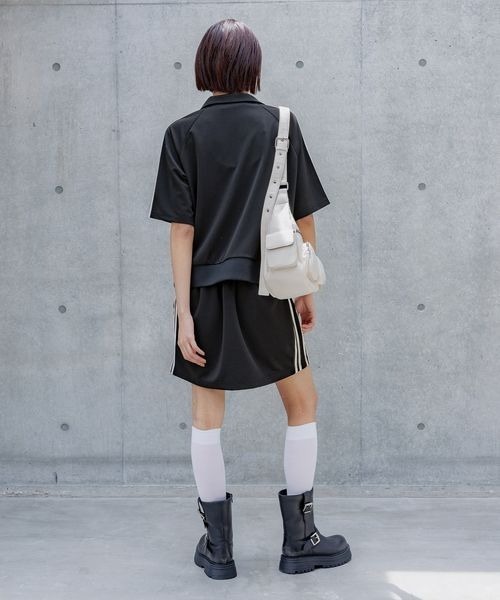 「PAGEBOY」 ジャージブルゾン FREE ブラック レディース_画像5