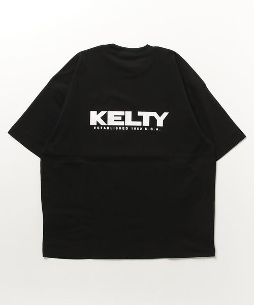 「KELTY」 半袖Tシャツ L ダークグリーン メンズ_画像2