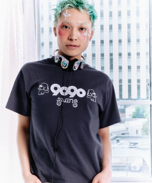 tシャツ 半袖 9090 x twins logo tee レディース メンズ : ZOZOTOWN
