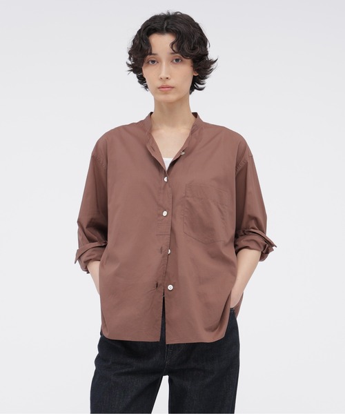 MARGARET HOWELL（マーガレットハウエル） ブラウス シャツ 半袖 SOFT