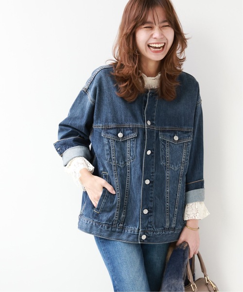 「JOURNAL STANDARD relume」 デニムジャケット FREE ブルー レディース_画像3