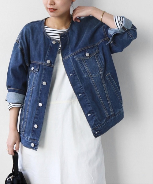 「JOURNAL STANDARD relume」 デニムジャケット FREE ブルー レディース_画像4