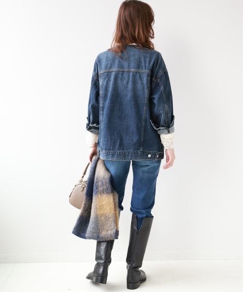 「JOURNAL STANDARD relume」 デニムジャケット FREE ブルー レディース_画像6