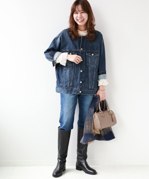 「JOURNAL STANDARD relume」 デニムジャケット FREE ブルー レディース_画像9
