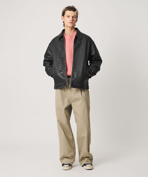BEAUTY＆YOUTH UNITED ARROWS コート ジャケット ラブ レザー ワーク