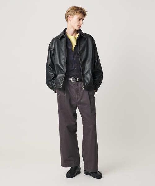 BEAUTY＆YOUTH UNITED ARROWS コート ジャケット ラブ レザー ワーク