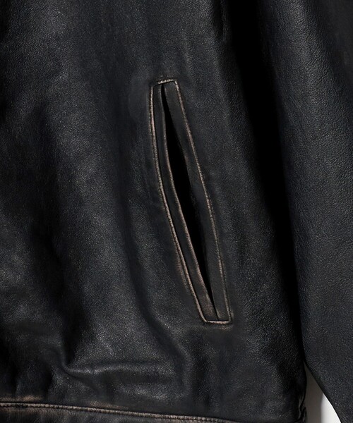良好 羊革 UNITED ARROWS アローズ レザージャケット メンズM BEAUTY＆YOUTH UNITED ARROWS コート ジャケット ラブ レザー ワーク