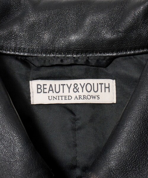 BEAUTY＆YOUTH UNITED ARROWS コート ジャケット ラブ レザー ワーク