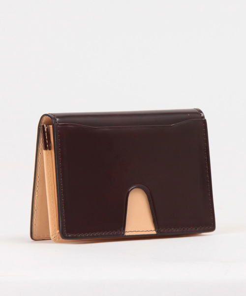 【美品】PID(ピー・アイ・ディー)コードバン大容量名刺入れ P.I.D 名刺入れ ピー・アイ・ディー「PID」コードバンパス＆名刺