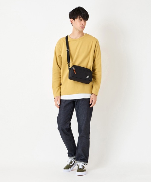  ブラック メイクアップ　ショルダーバッグ　ポーチ　ロゴ　ブラック GREGORY（グレゴリー） ショルダーストラップ ショルダーバッグ PADDED