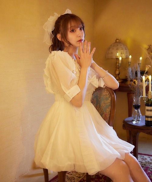 Swankiss（スワンキス） ワンピース TS fuwa ribbon O/P : ZOZOTOWN