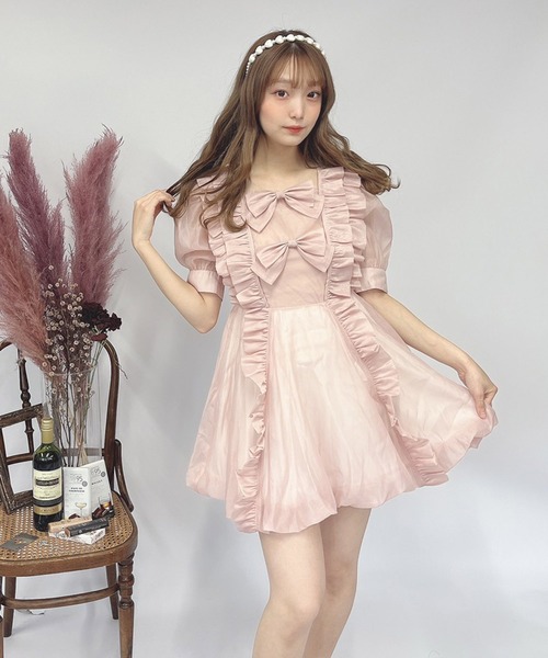 Swankiss TS fuwa ribbon o/p ワンピース Swankiss ワンピース TS fuwa ribbon O/P レディース : ZOZOTOWN