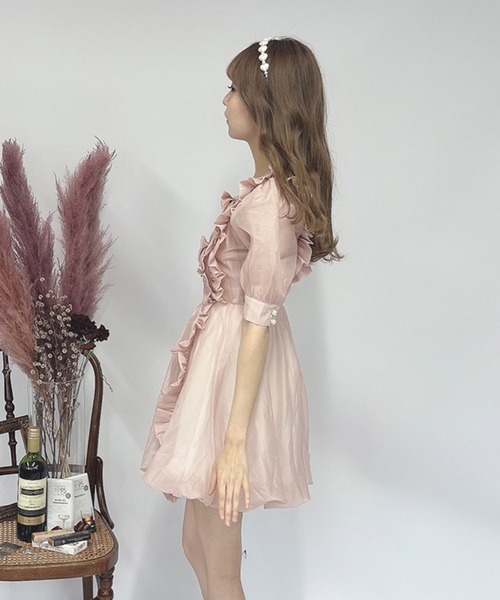 Swankiss TS fuwa ribbon o/p ワンピース Swankiss（スワンキス）の「TS fuwa ribbon O/P（ワンピース