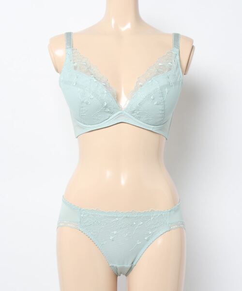 AMOSTYLE 下着女性 上下セット チャーミングラマースリムライン