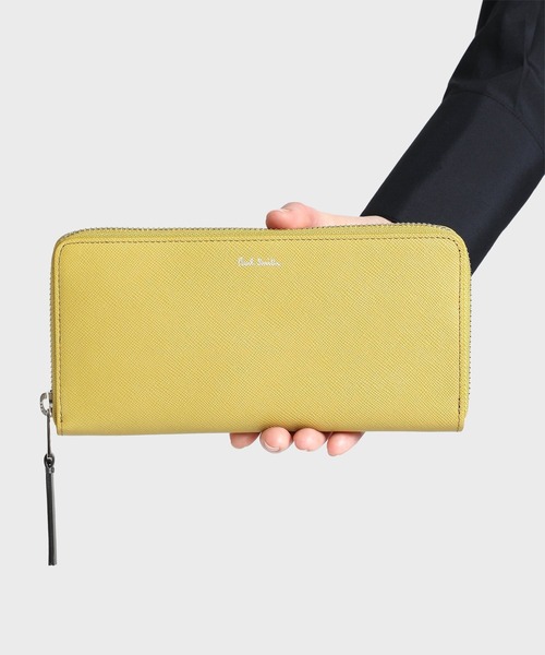 【Paul Smith】アーティストストライププラー 長財布 アーティストストライププラー ラウンドジップ長財布 / Paul