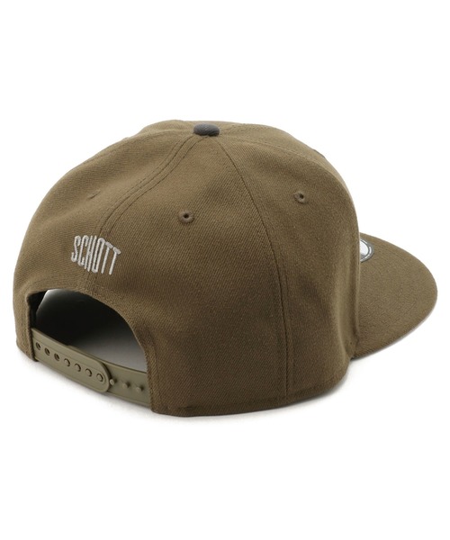 ほぼ未使用★Schott×NEWERA 9FIFTY SNAP BACK CAP NEWERA/ショット×ニューエラ/9FIFTY SNAP BACK CAP TYPE 'SB'/ SB