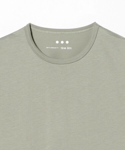 three dots（スリー ドッツ） tシャツ three dots / NEW James クルー