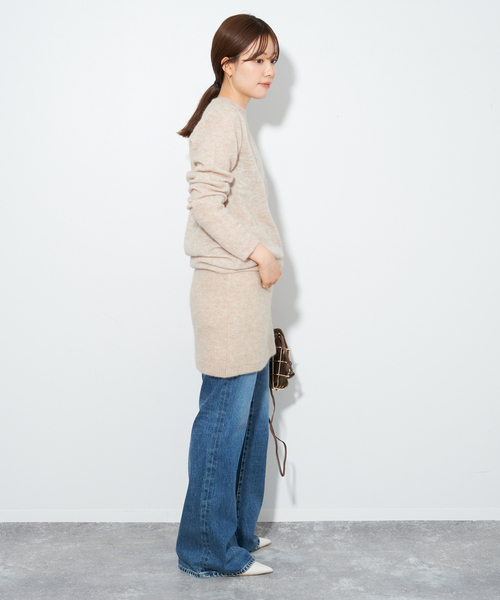 plage（プラージュ） ニット Shaggy シアープルオーバー レディース