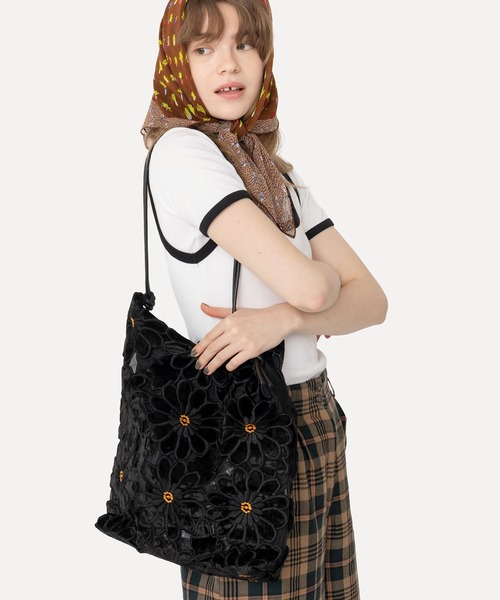 HEY!MrsROSE トートバッグ HEY! Mrs ROSE(ヘイ！ミセスローズ)ベロア