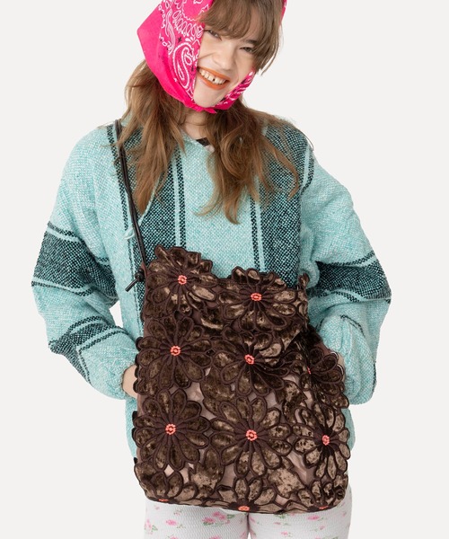 HEY!MrsROSE トートバッグ HEY! Mrs ROSE(ヘイ！ミセスローズ)ベロア