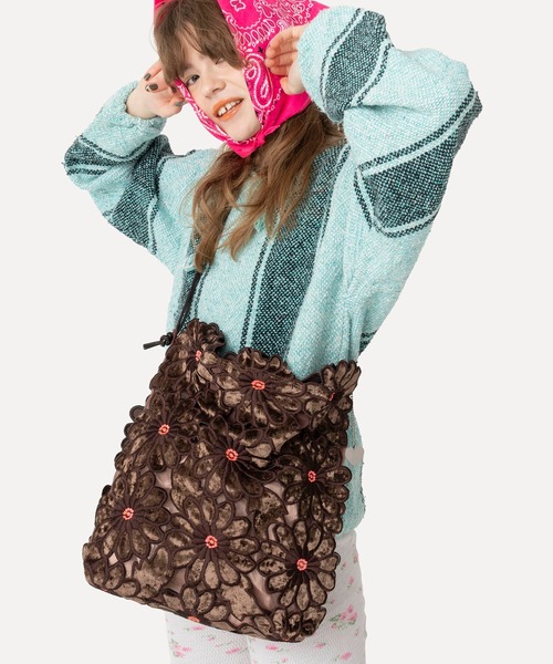 HEY!MrsROSE トートバッグ HEY! Mrs ROSE(ヘイ！ミセスローズ)ベロア