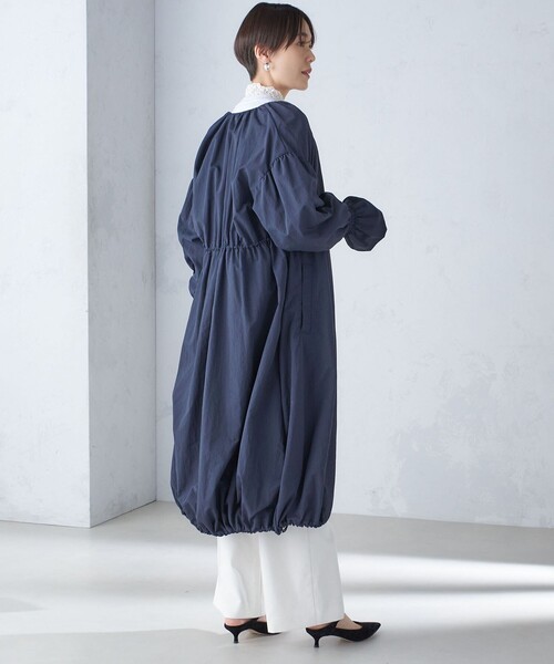 ※最終値下げ【新品未使用】SHIPS ロングコート SHIPS（シップス） ノーカラーコート コート 「撥水加工/手洗い可能