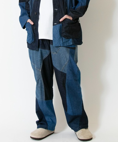 Johnbull（ジョンブル） パンツ 「rebear by Johnbull」パッチワーク